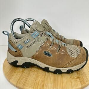 Keen Steens Vent Hiking Shoes Lace Up Leather Outdoor 1022752 Womens Size 7.5